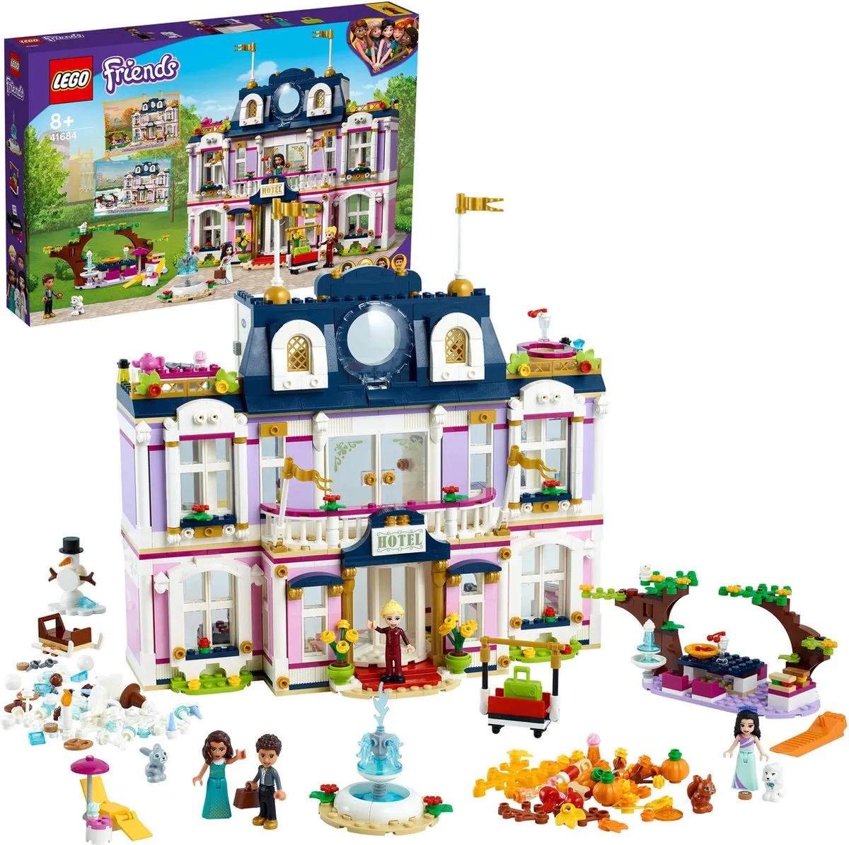 LEGO Friends Grand Hotel 41684 - 1308 Stukken - Multikleur - afbeelding 6 van 6