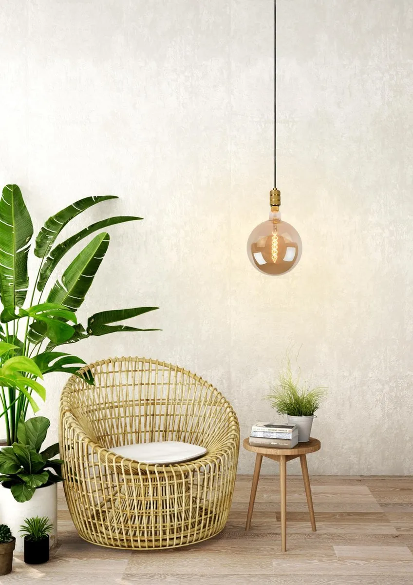 Lucide JOVA Hanglamp Ø12cm - Mat Goud/Messing