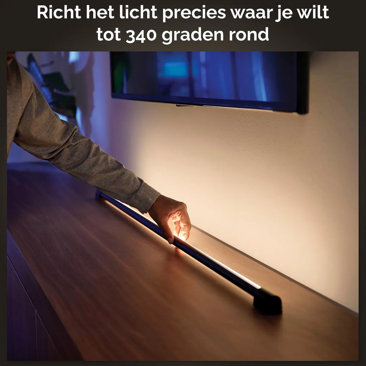 Philips Hue Play Gradient Light Tube 75cm - Zwart