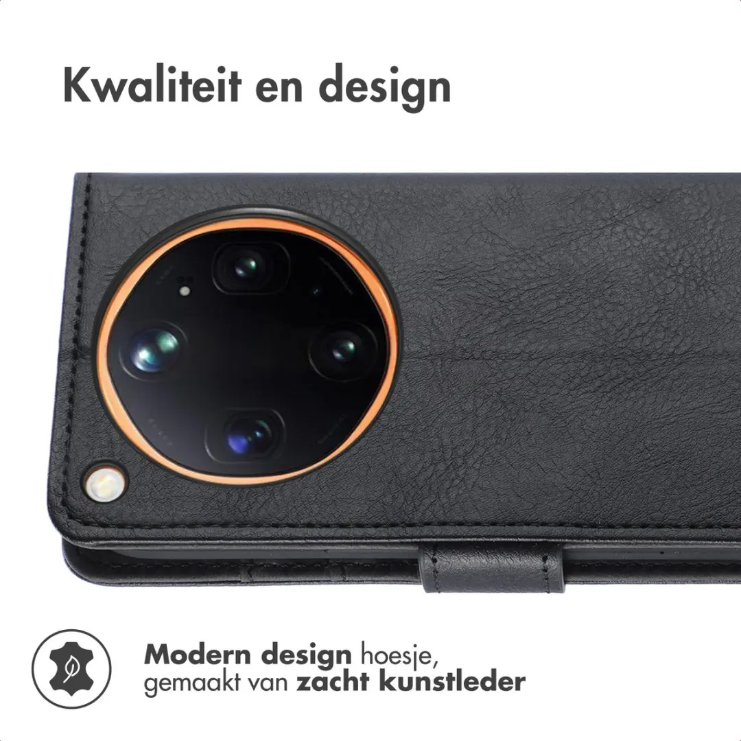 imoshion Hoesje Oppo Find X9 Ultra - 3 Pasjes - Zwart