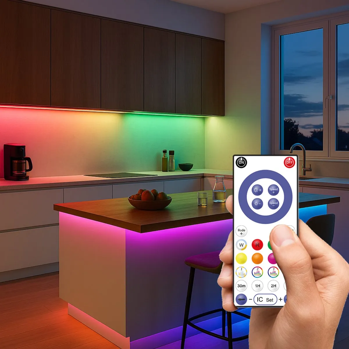 Calex LED Strip RGBIC 30m - 1400 Lumen - Afstandsbediening