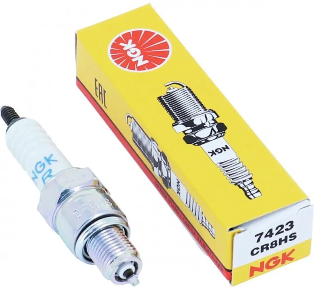 NGK Bougie CR8HS - Honda 125 CB 1982-1988 - Wit