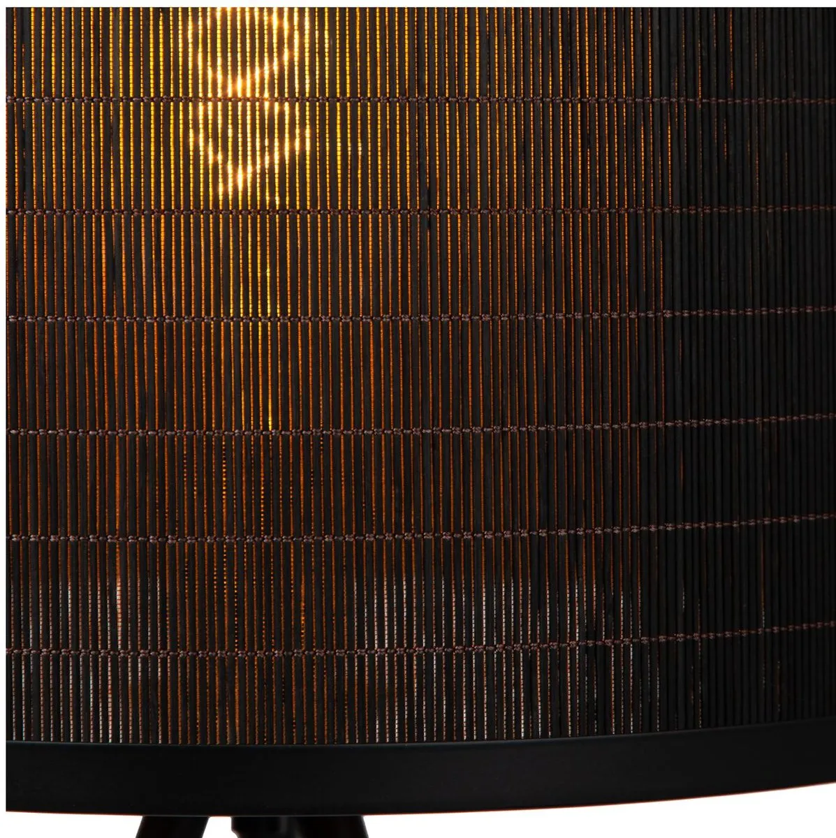 Lucide Tagalog Vloerlamp Ø55cm - 1xE27 - Zwart