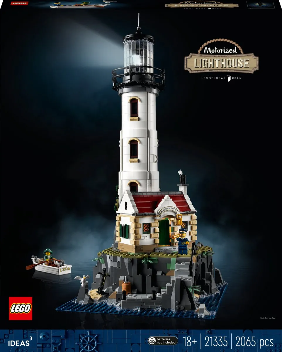 LEGO Ideas Gemotoriseerde Vuurtoren 21335 - 2065 Onderdelen