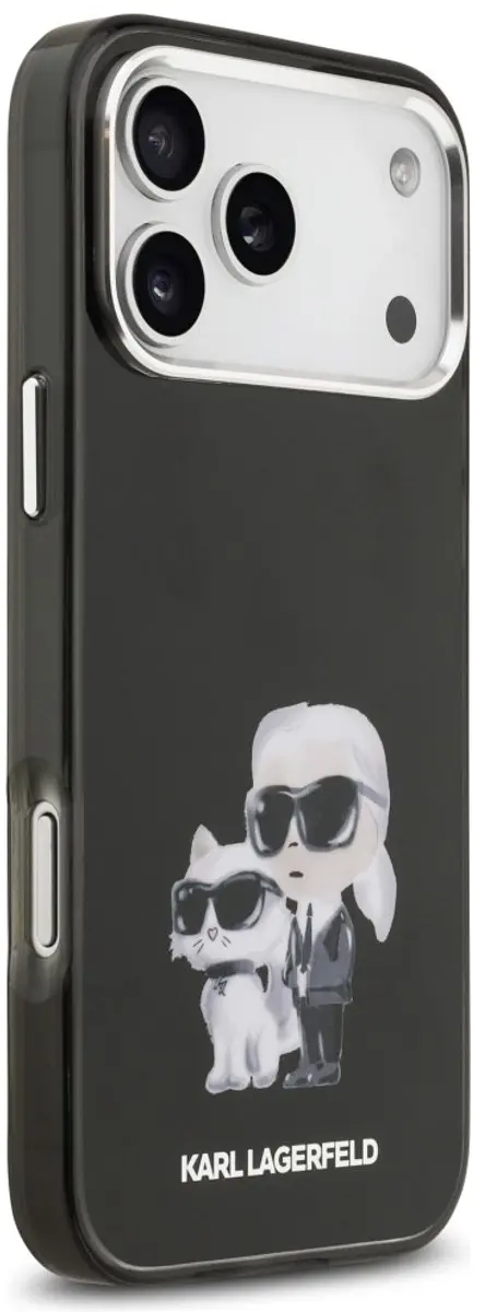 Karl Lagerfeld Hoesje KLHCP17MSBK - iPhone 17 MagSafe - Zwart