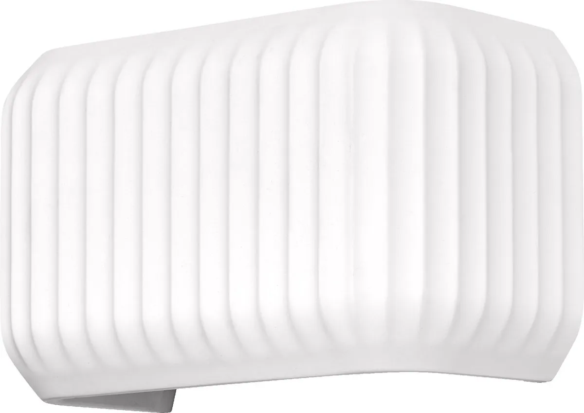 LEDVANCE Decor Plaster Routes Wandlamp 250 1XE27 - Wit