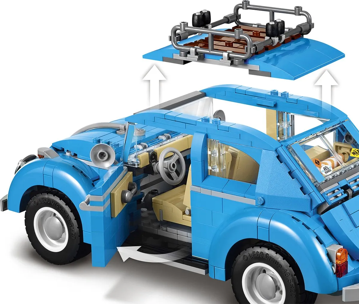LEGO Creator Expert Volkswagen Kever 10252 - 1167 Stukken - afbeelding 6 van 6