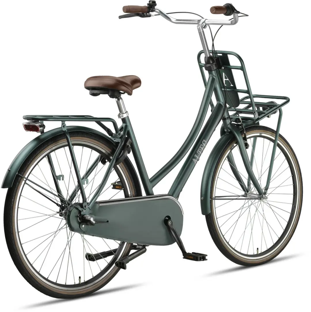 Altec Vintage Dames Transportfiets 28" - 3 Versnellingen - 53cm - Donkergroen
