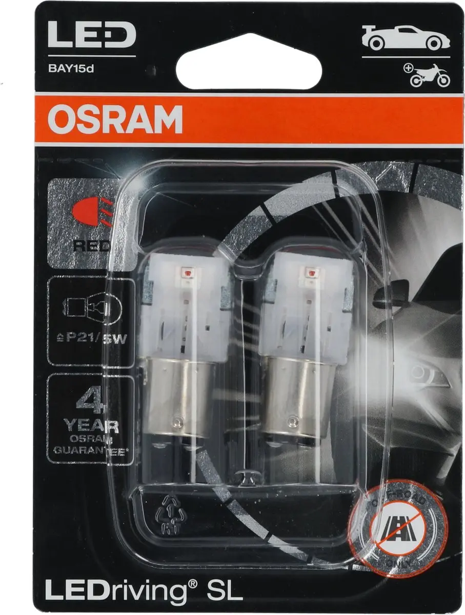 Osram LED P21/5W BAY15d 12V