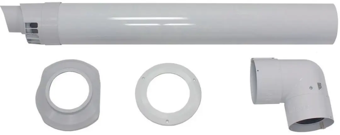 Vaillant Geveldoorvoerset 63589 - 80/125mm Wit