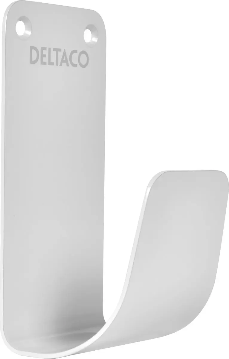 Deltaco EV-5116 Kabelhouder Wand - Metaal - Wit
