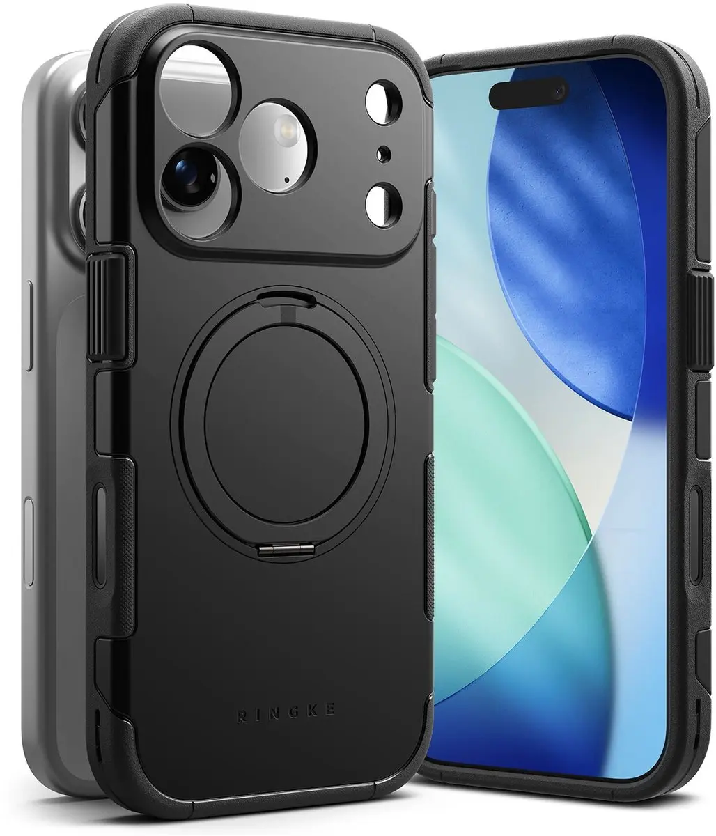 Ringke Hoesje iPhone 17 Pro MagSafe - Rugged Zwart - afbeelding 6 van 6
