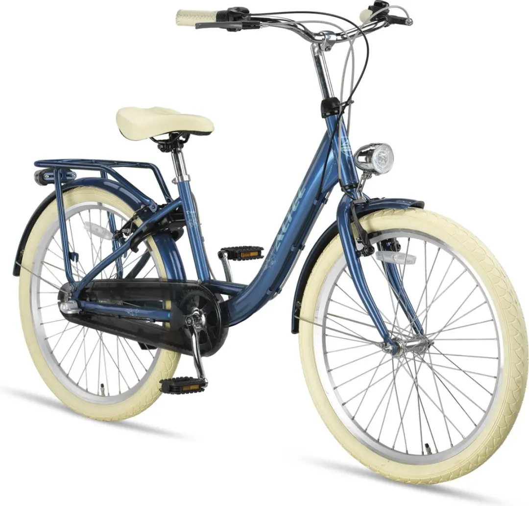 Altec Tuana Kinderfiets 24" Meisjes - 3 Versnellingen - Azure