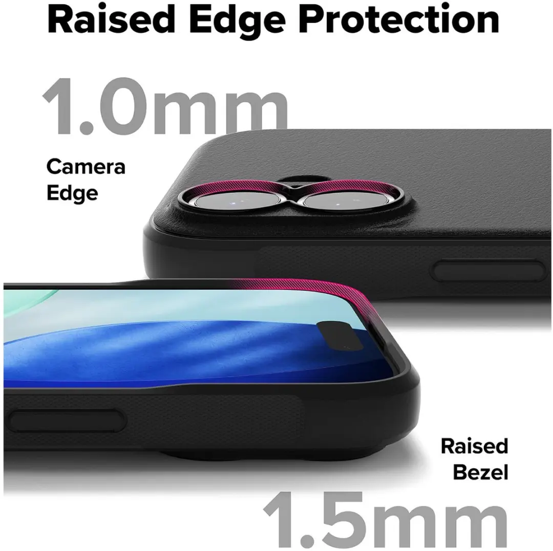 Ringke Onyx Magnetic Hoesje iPhone 17 - MagSafe/Qi2 - Zwart