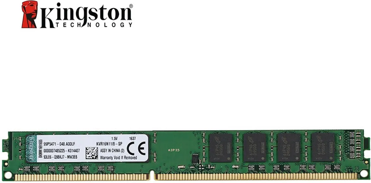 Kingston KVR16N11/8 DDR3 RAM - 8GB 1600MHz