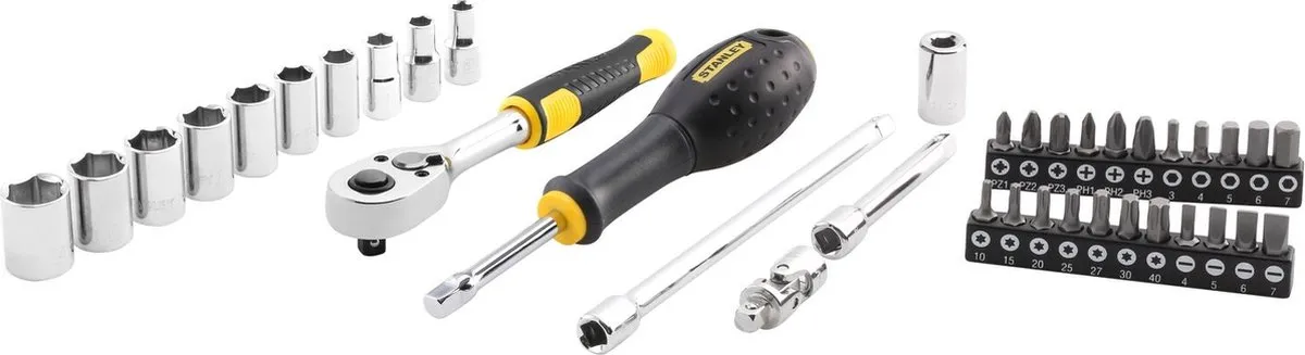 Stanley Dopsleutelset STMT82828-1 - 38-delig - 1/4" - afbeelding 6 van 6