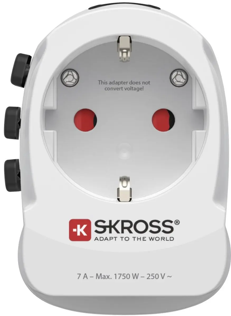 Hama Skross Reisstekker World Travel Pro 223477 - USB-A + USB-C PD - Wit