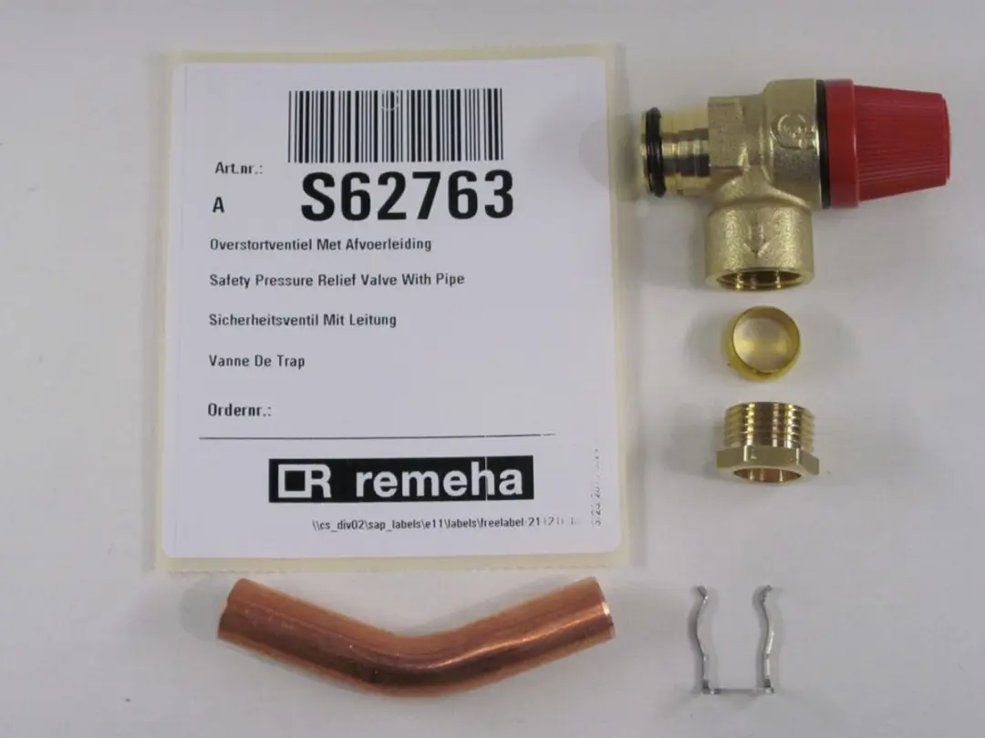 Remeha Veiligheidsventiel 3 Bar S62763