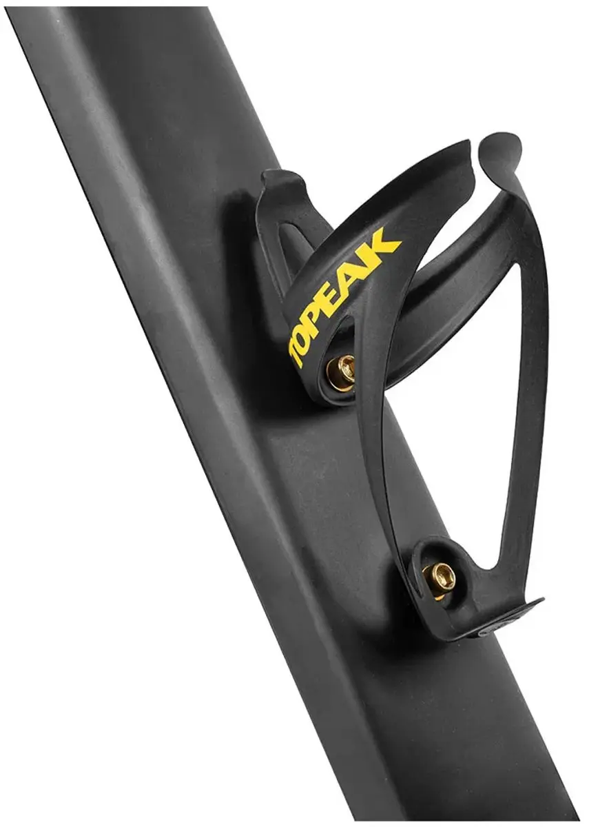 Topeak Shuttle Z Carbon Bidonhouder - Zwart/Geel