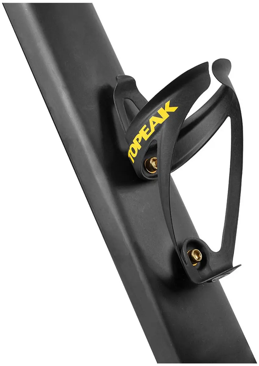 Topeak Shuttle Z Carbon Bidonhouder - Zwart/Geel