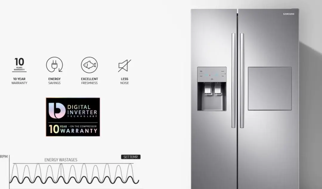 Samsung RS50N3903SA/EF Koelkast - 512L - Zilver