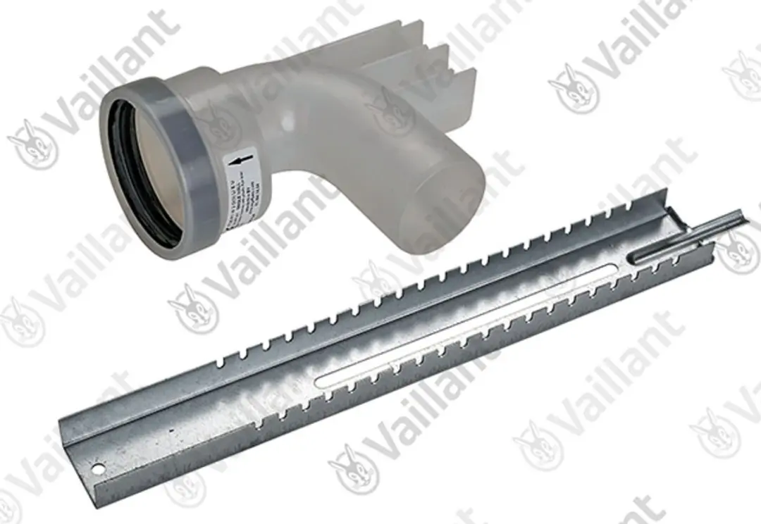 Vaillant Steunbocht PP 60-80mm Wit