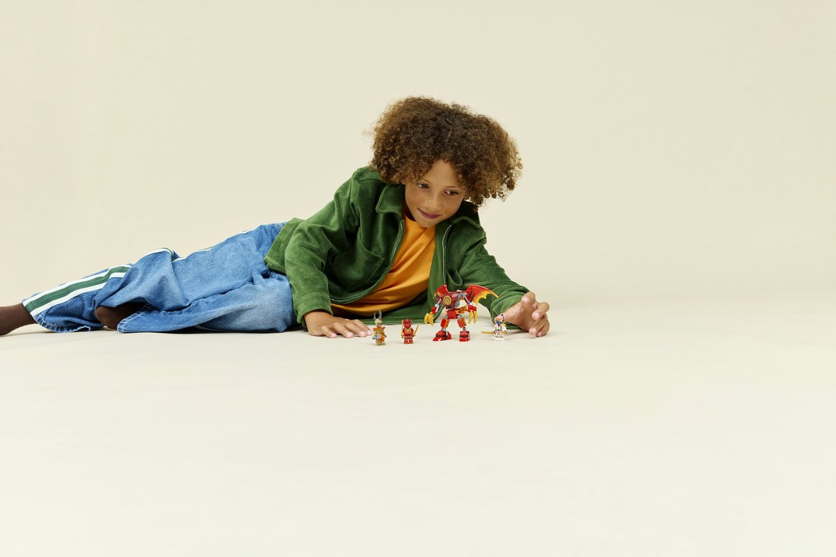 LEGO® NINJAGO® Kai's Drakenmecha Strijdpakket - Mechaspeelgoed - Speelset met 3 Minifiguren - 71851