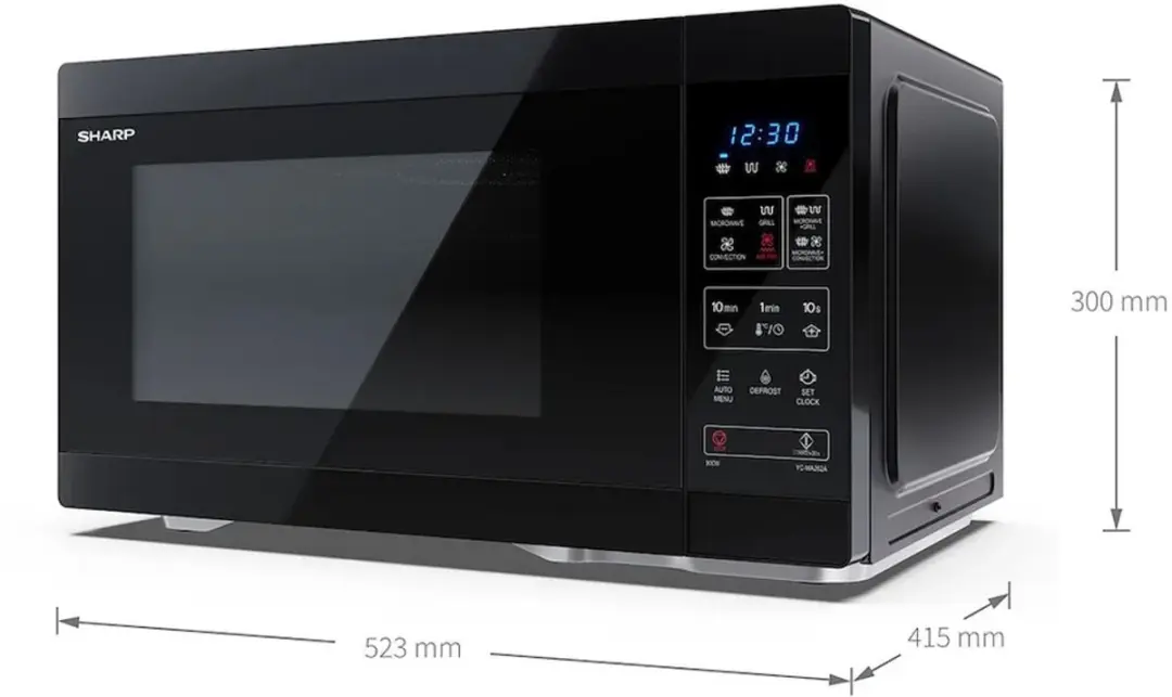 Sharp YC-MA262AE-B Magnetron 900W - 26L - Zwart
