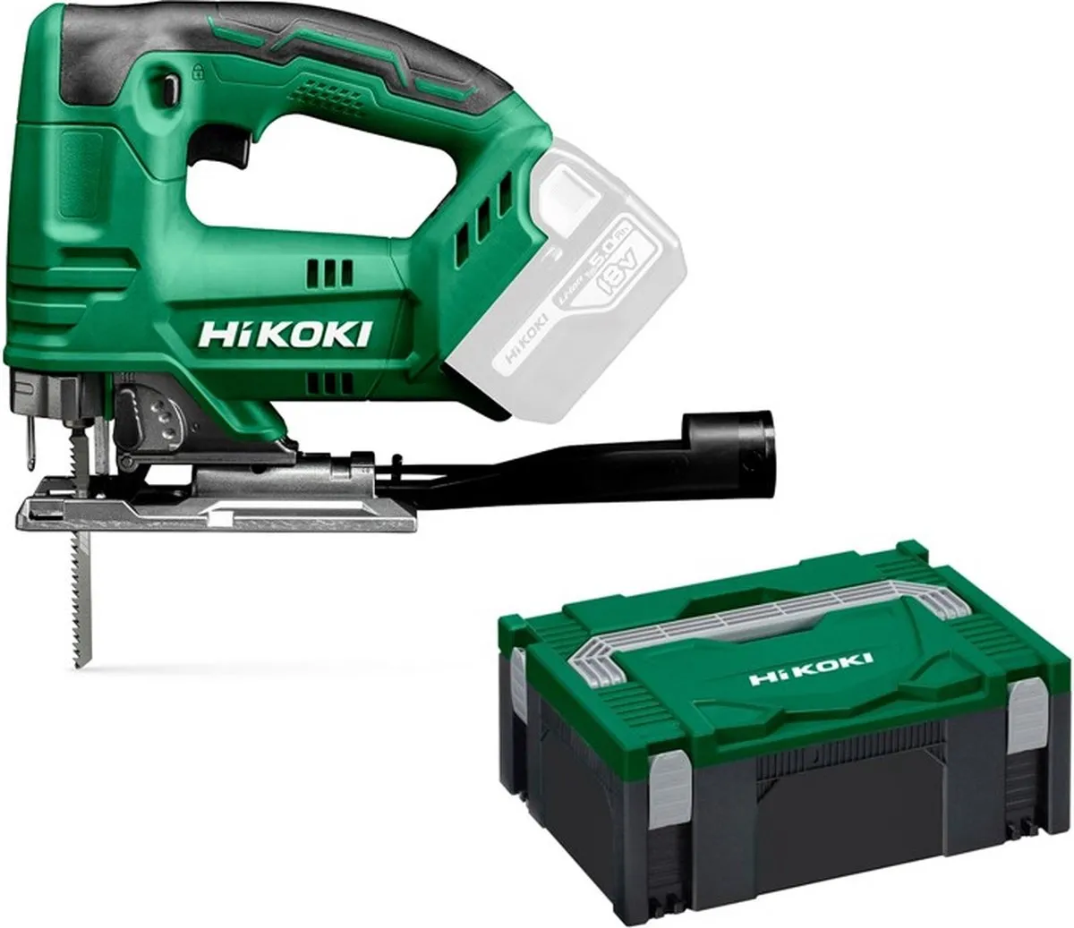 Hikoki CJ18DAW2Z 18V Accu Decoupeerzaag - 2500 r/min - 135mm