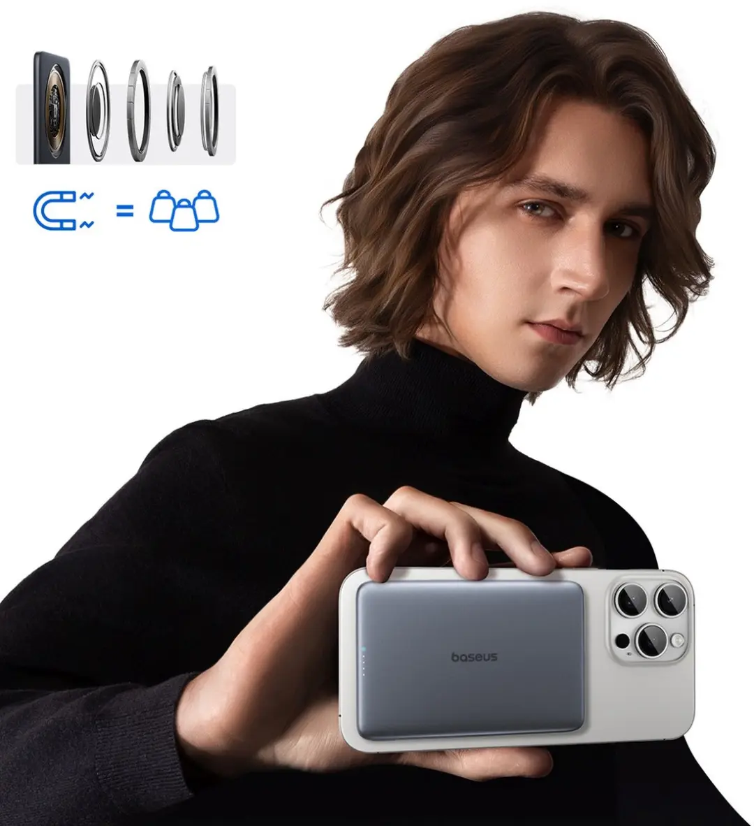 Baseus Pico Go AM41 Powerbank 5000mAh 20W - Space Gray