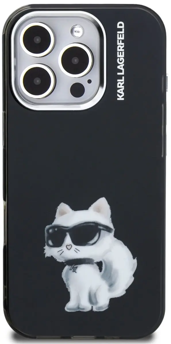 Karl Lagerfeld KLHCP16PM Hoesje iPhone 16 Pro Max - Zwart