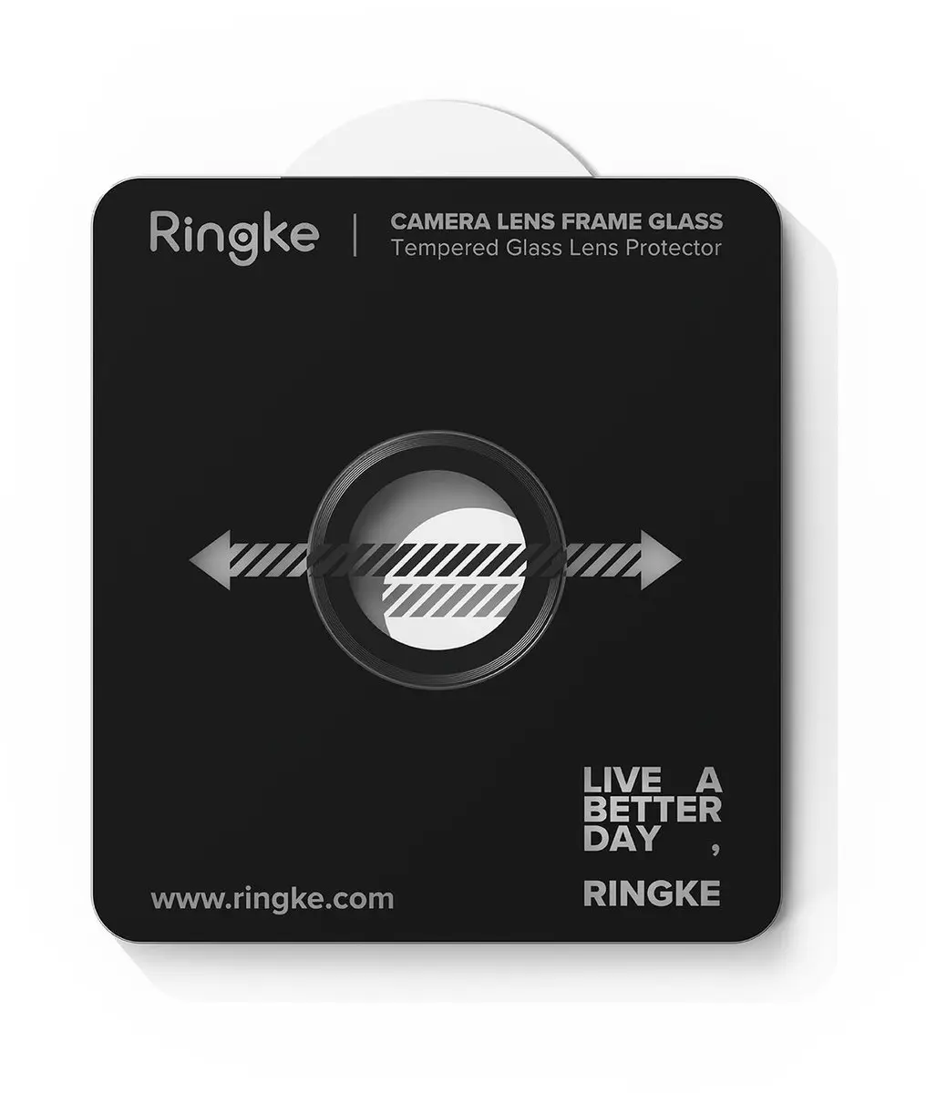 Ringke Frame Glass Camera Beschermer iPhone Air - 2 Stuks - Zwart