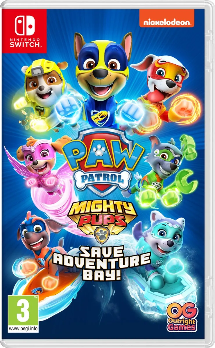 Paw Patrol Mighty Pups Save Adventure Bay - Nintendo Switch