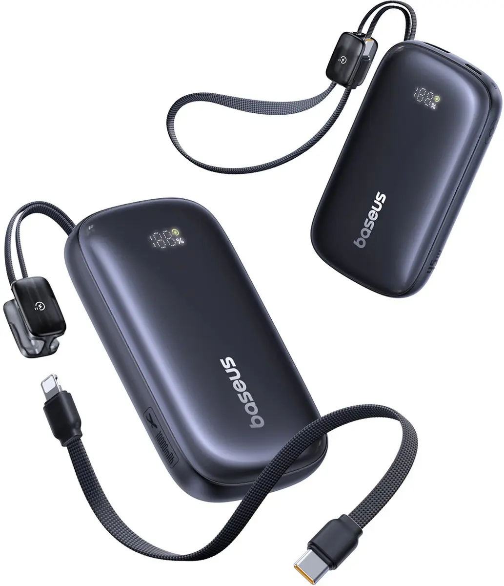 Baseus EnerFill FC21 Qpow 3 Ultra Powerbank 10000mAh 45W - Zwart