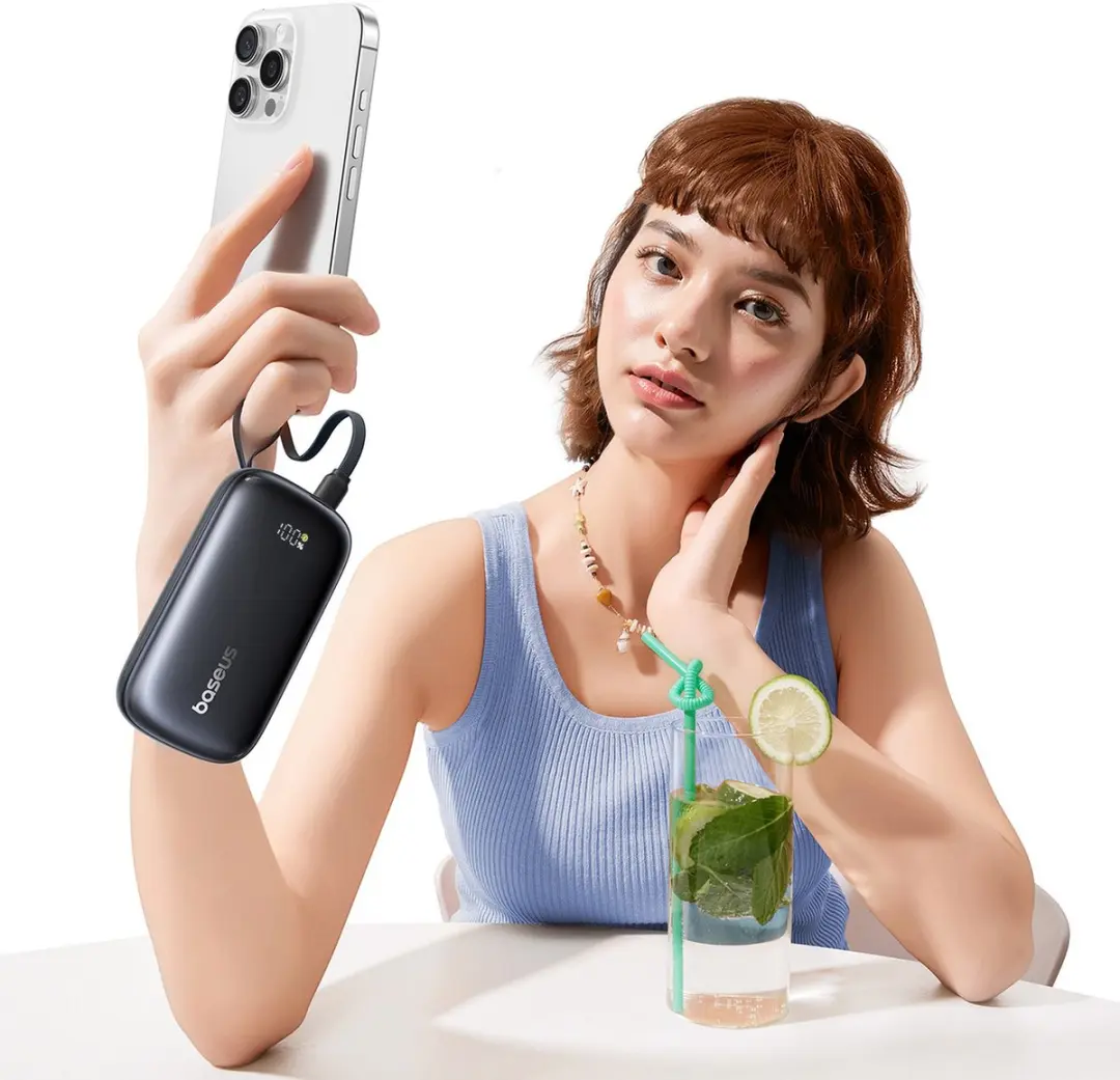 Baseus EnerFill FC21 Qpow 3 Ultra Powerbank 10000mAh 45W - Zwart
