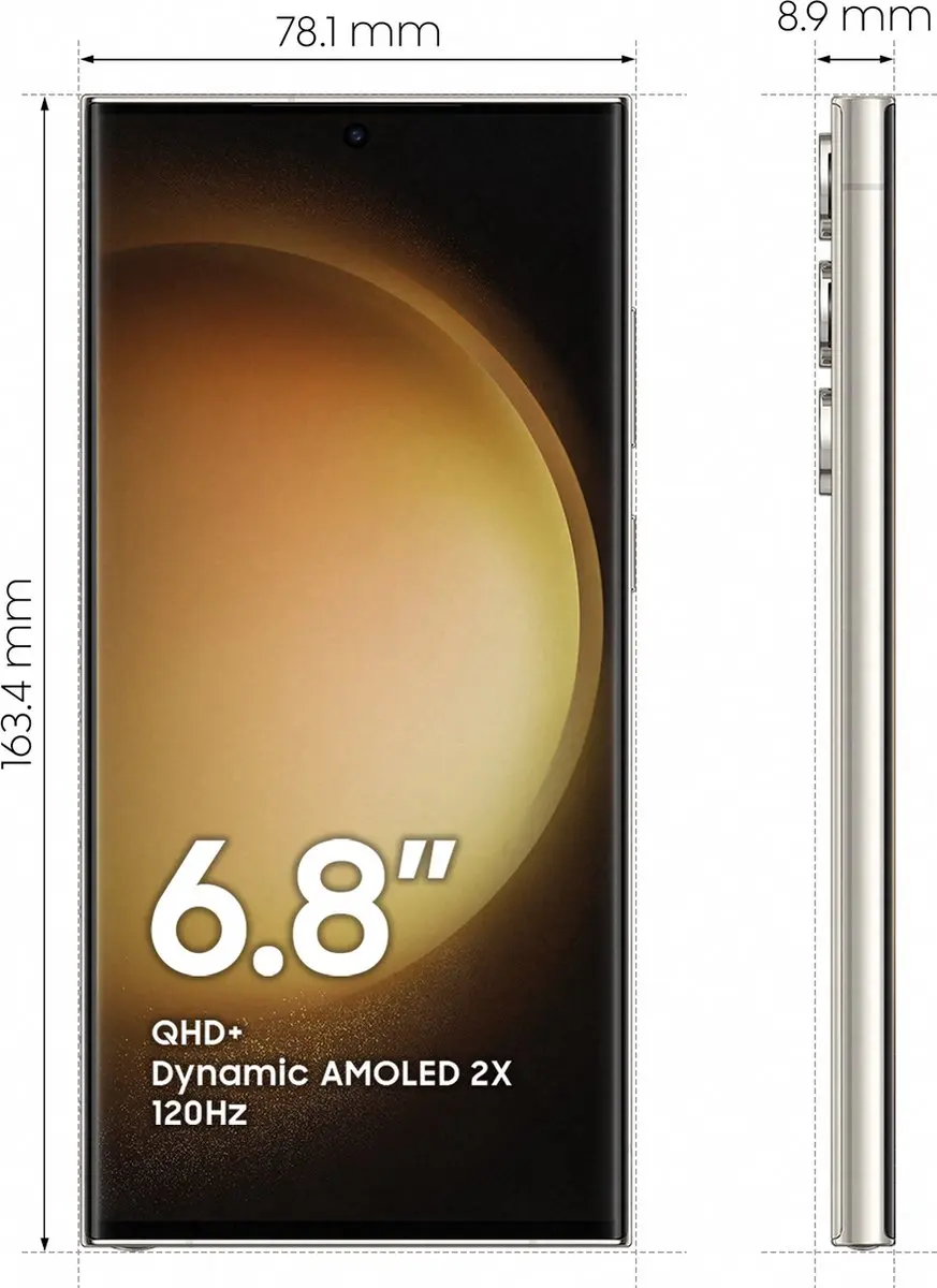 Samsung Galaxy S23 Ultra SM-S918BZEDEUB - 256GB - Beige