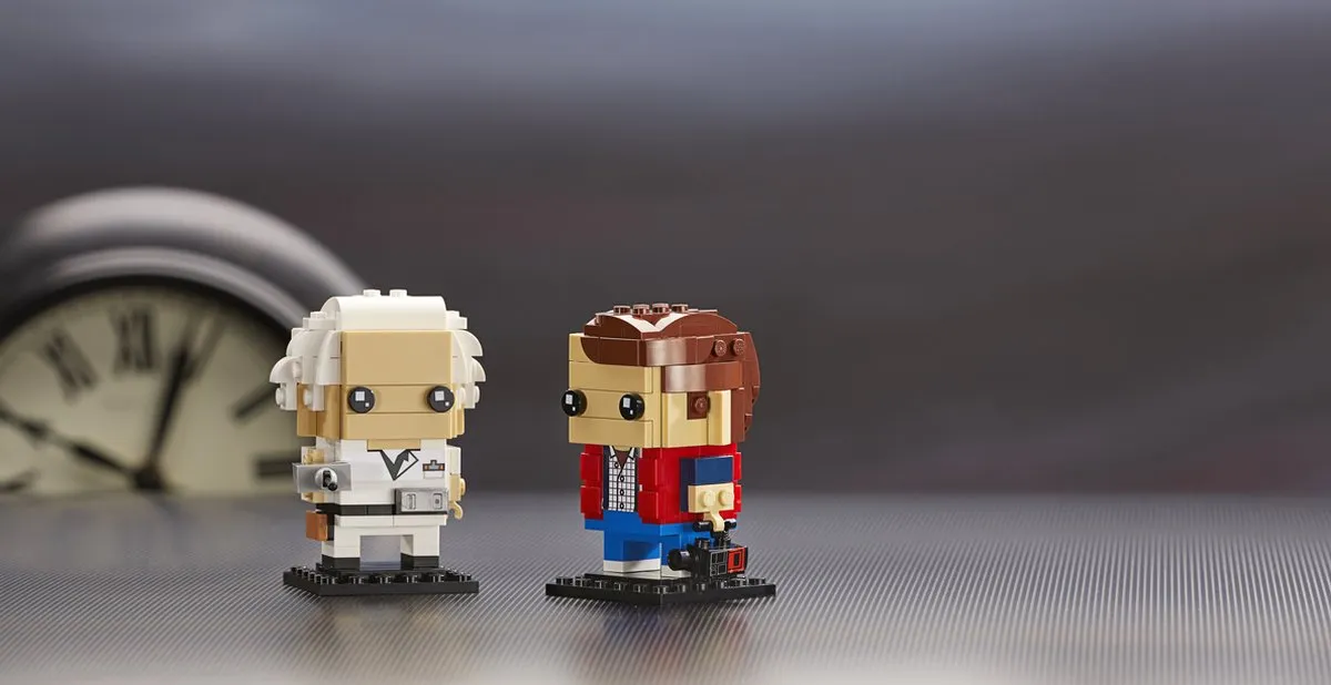 LEGO BrickHeadz Marty McFly & Doc Brown 41611 - 240 Stukken