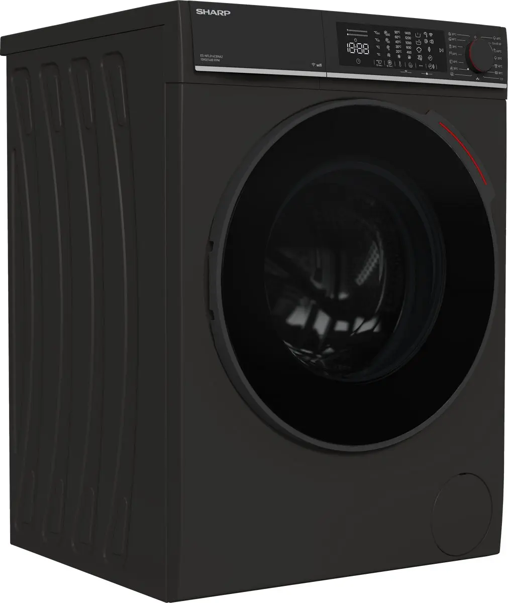 Sharp ES-NFL014CBNA2-CB Wasmachine Voorlader 10kg - Zwart