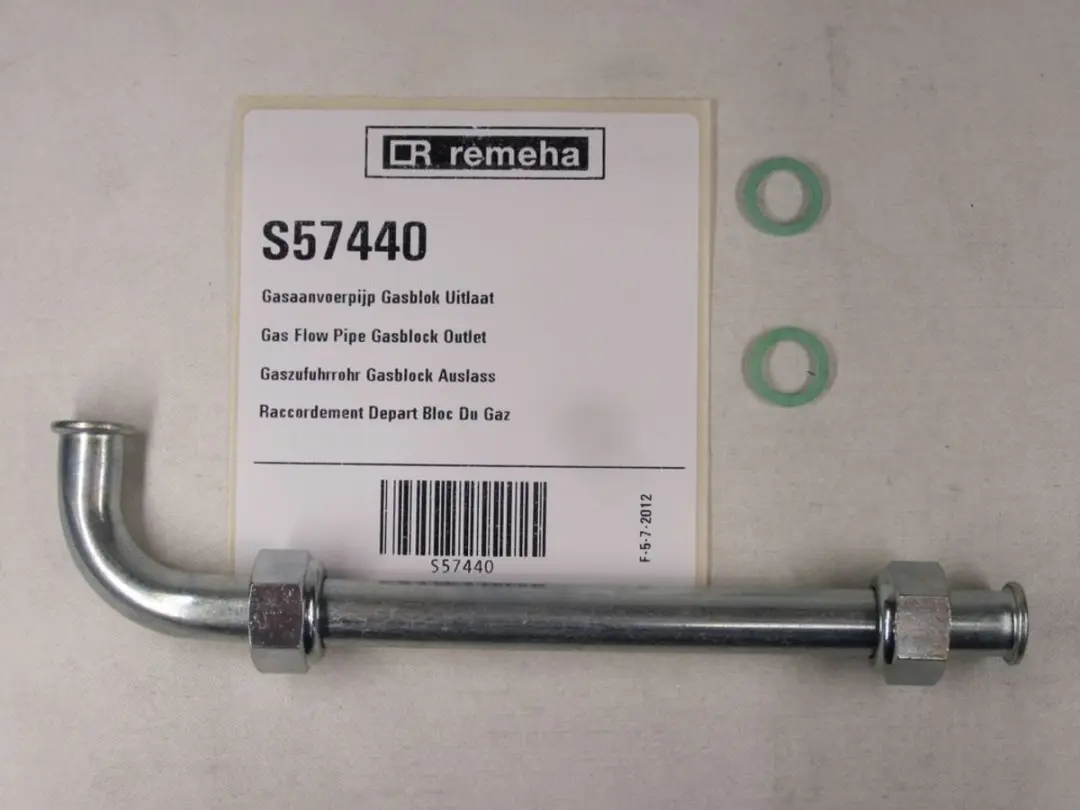 Remeha Gasblok Uitlaatpijp S57440