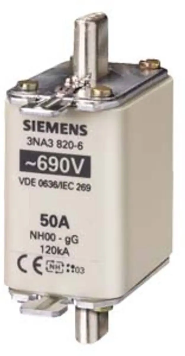Siemens 3NA38306 Zekeringinzetstuk 100A 690V