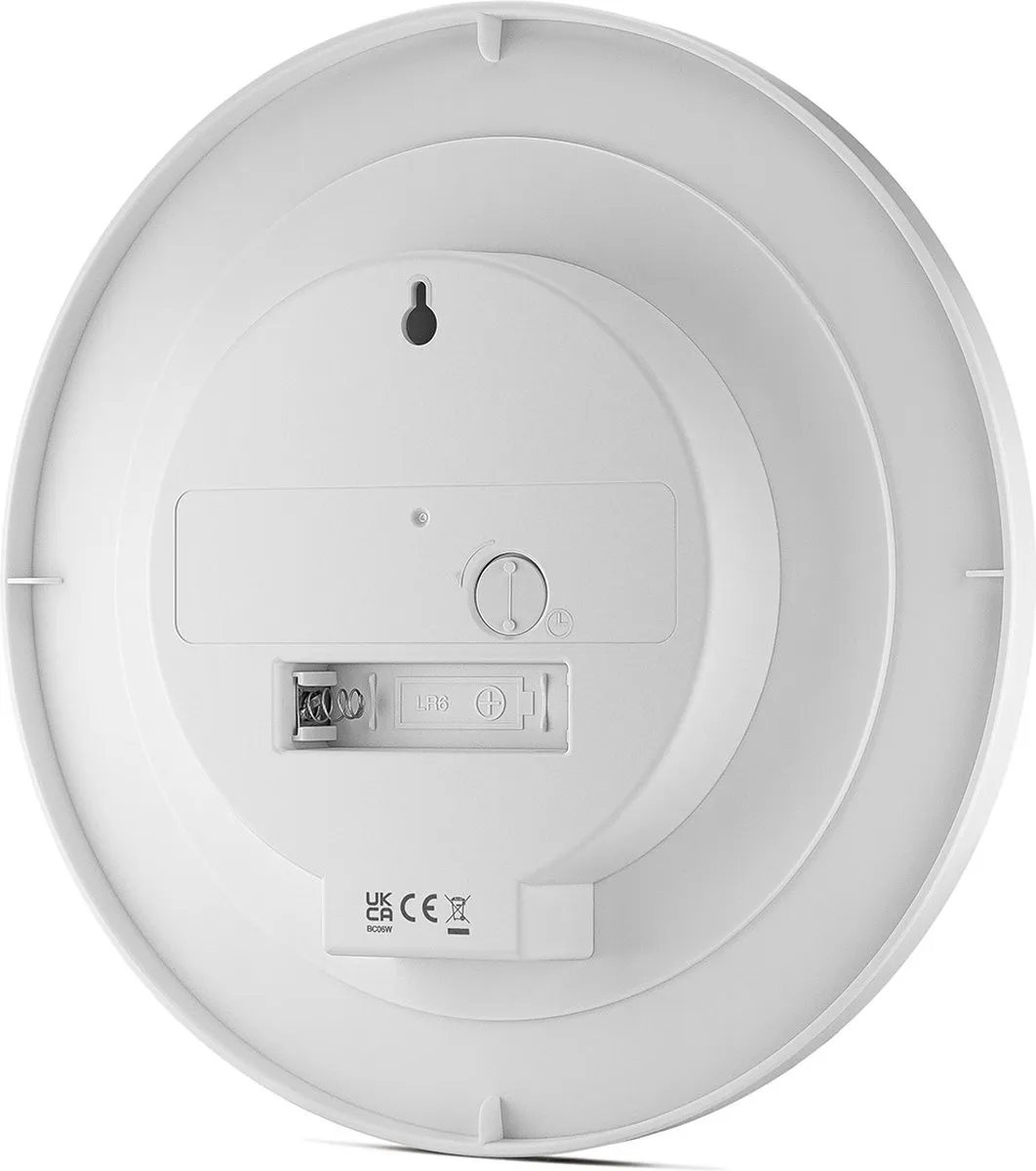 Braun BC06W Wandklok Wit