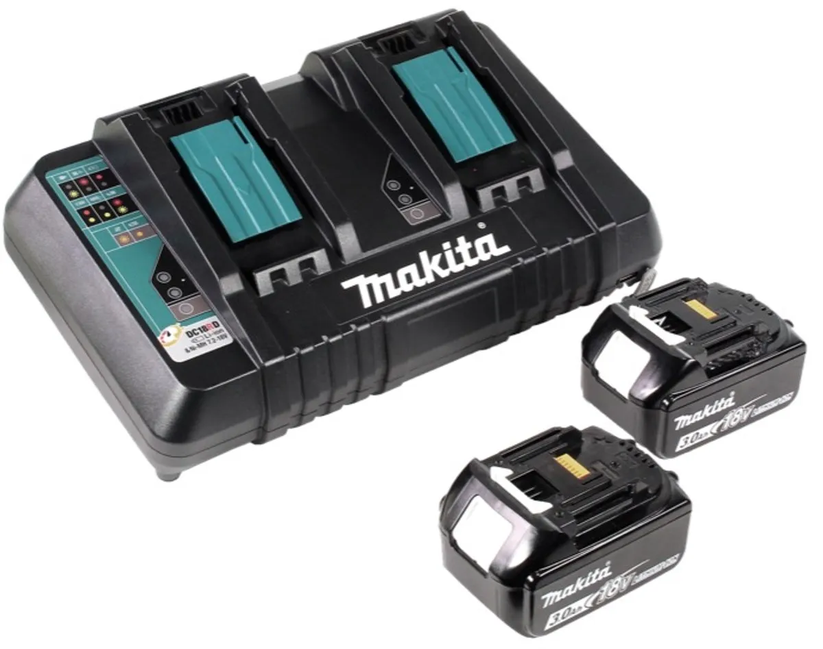 Makita DLM 432 PF2 Accu Grasmaaier 36V - 43cm Borstelloos - 2x 3.0Ah + Dubbele Lader - afbeelding 5 van 5