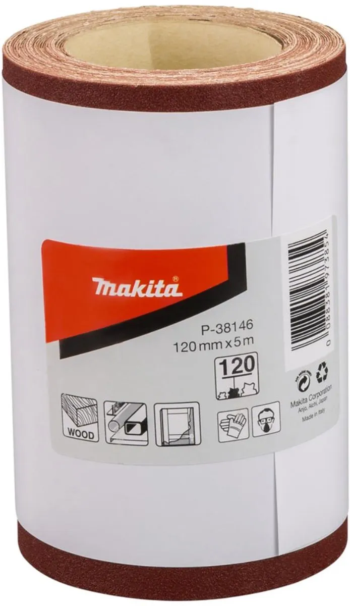 Makita P-38146 Schuurpapierrol 5m x 120mm K120