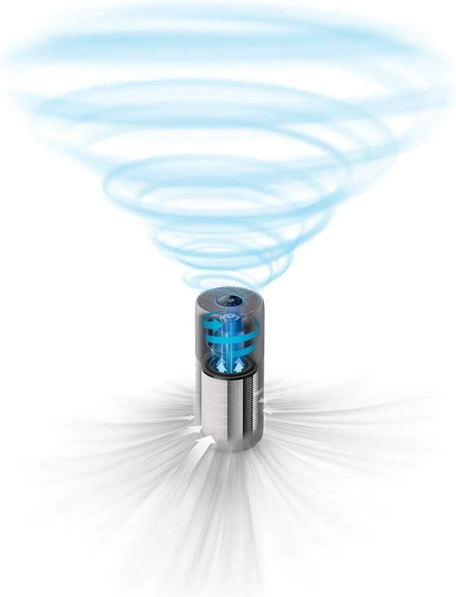 Philips AC3036/10 Luchtreiniger - 55W - 104m² - Wit & Zilver