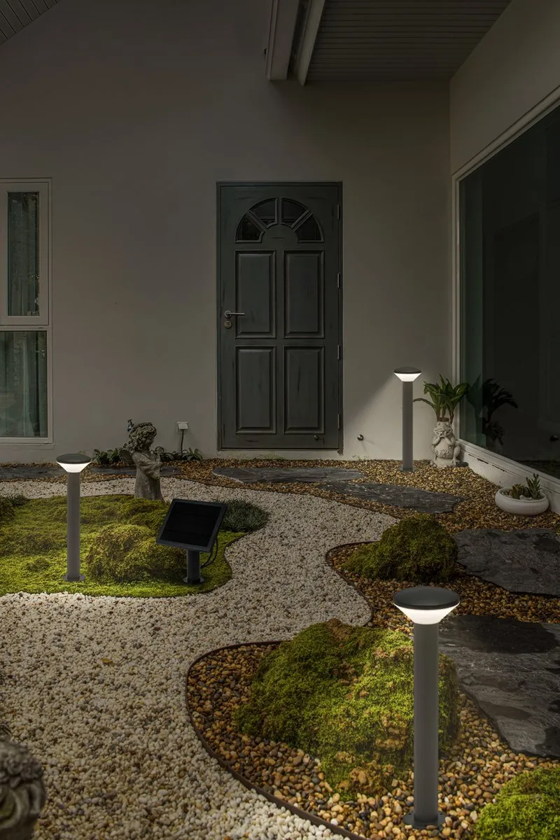 LEDVANCE ENDURA HYBRID OLONA buitenlant., hybrideverl., 2W, 140lm, warm witte lichtkleur, 3.000K kleurtemperatuur, donkergrijs, edelstaal, beschermingsklasse IP44 en IP67, zonne-energie en netvoeding