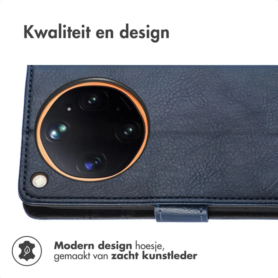Imoshion Hoesje Oppo Find X9 Ultra - 3 Pasjes - Donkerblauw