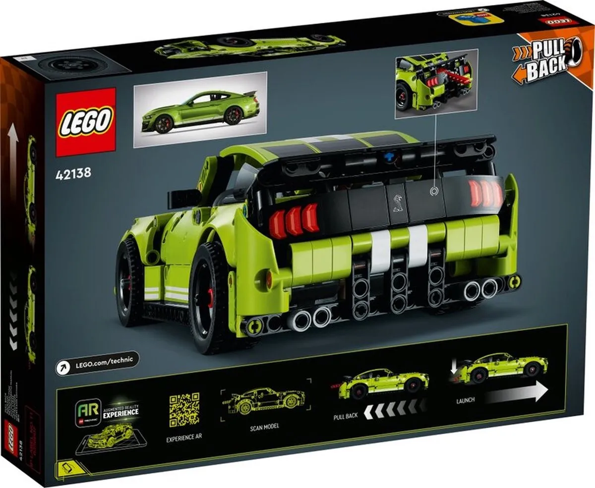 LEGO Technic Ford Mustang Shelby GT500 42138 - 544 Stukken - afbeelding 6 van 6