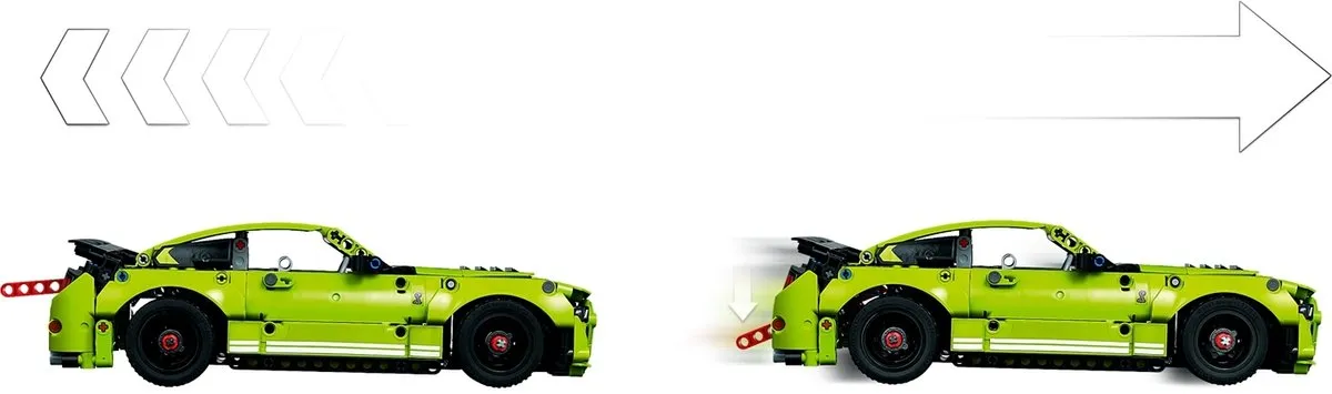 LEGO Technic Ford Mustang Shelby GT500 42138 - 544 Stukken