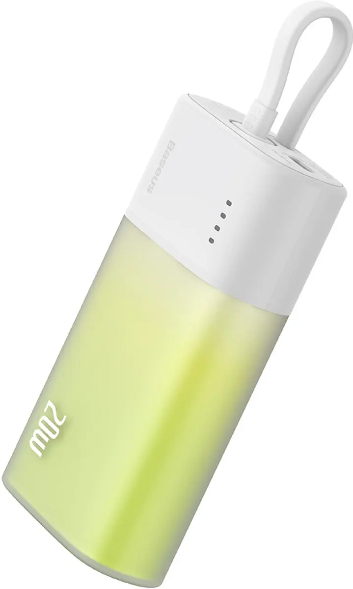 Baseus Popsicle Serie PPKDC05I Powerbank 5200mAh - 20W - Wit/ Groen