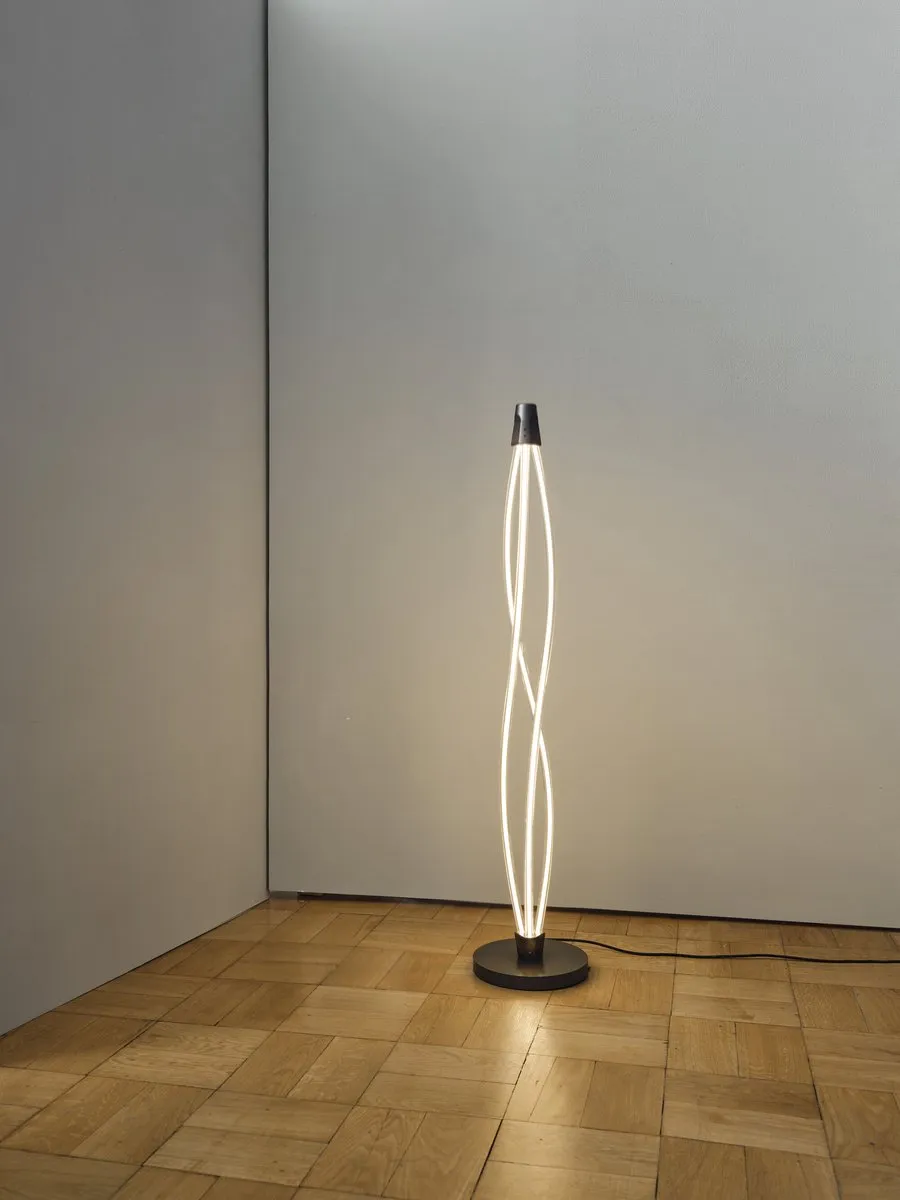 LEDVANCE Swirl Floor Vloerlamp 22W - 2400 Lm Warm Wit - Donkergrijs - afbeelding 6 van 6